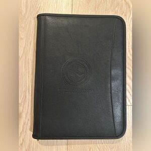 Black Leather DOJ Attorney General of California Portfolio